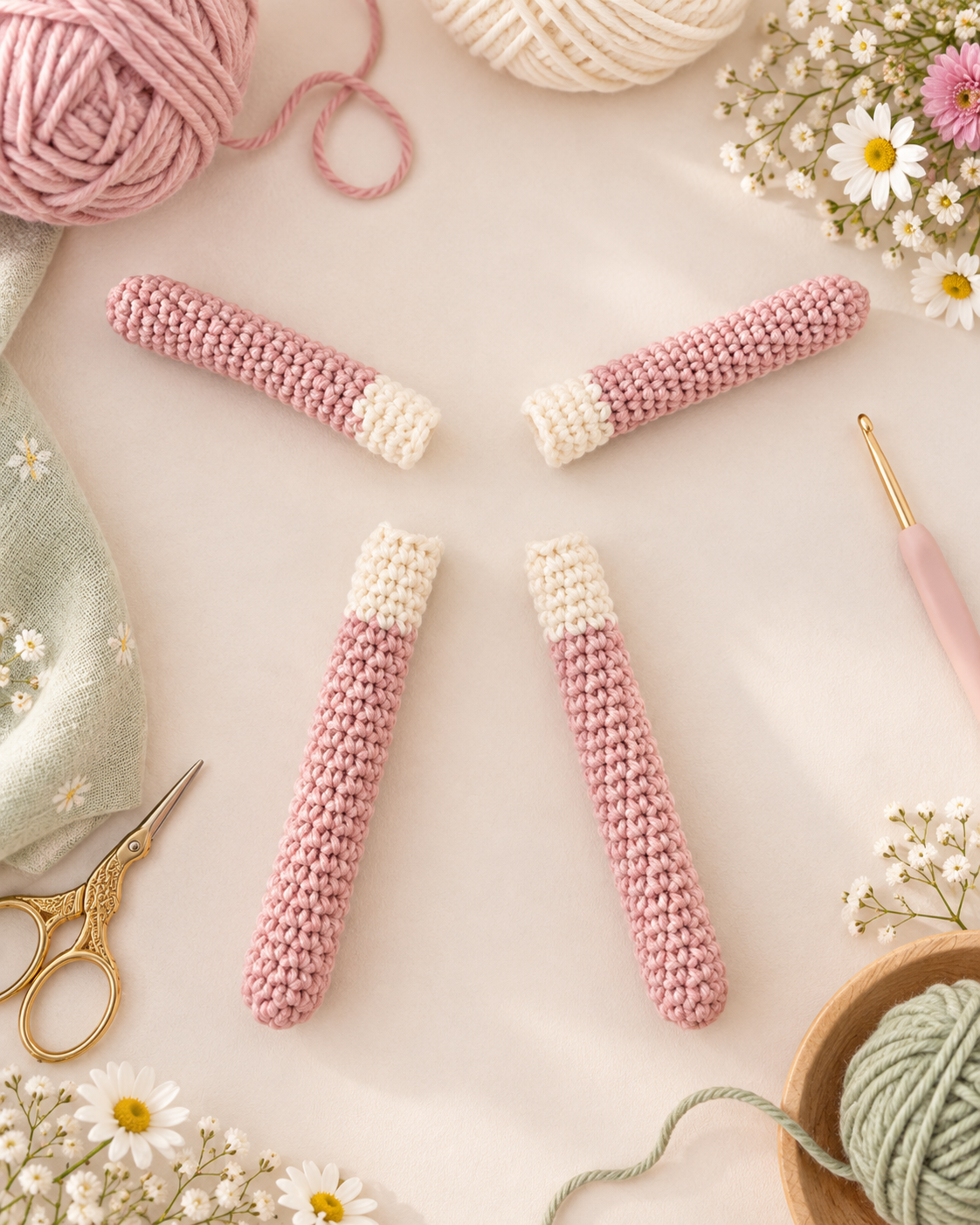 cute finished low sew amigurumi bunny pattern project