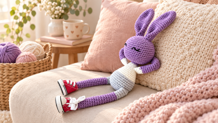 long-legged amigurumi bunny crochet pattern