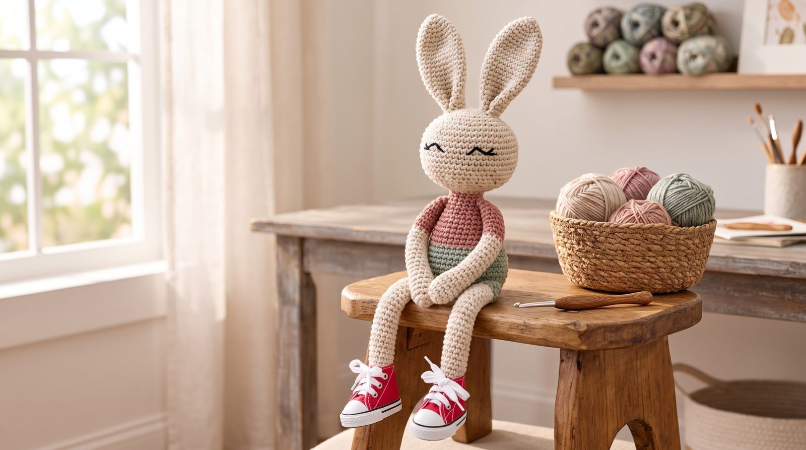 amigurumi bunny design ideas for a long leg crochet bunny