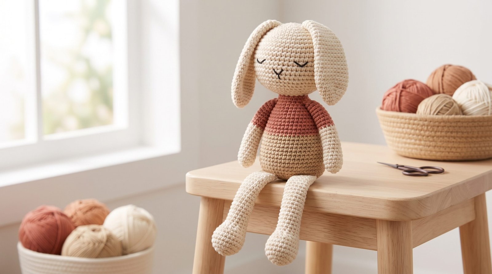 amigurumi bunny design ideas for crochet outfits and yarn colors