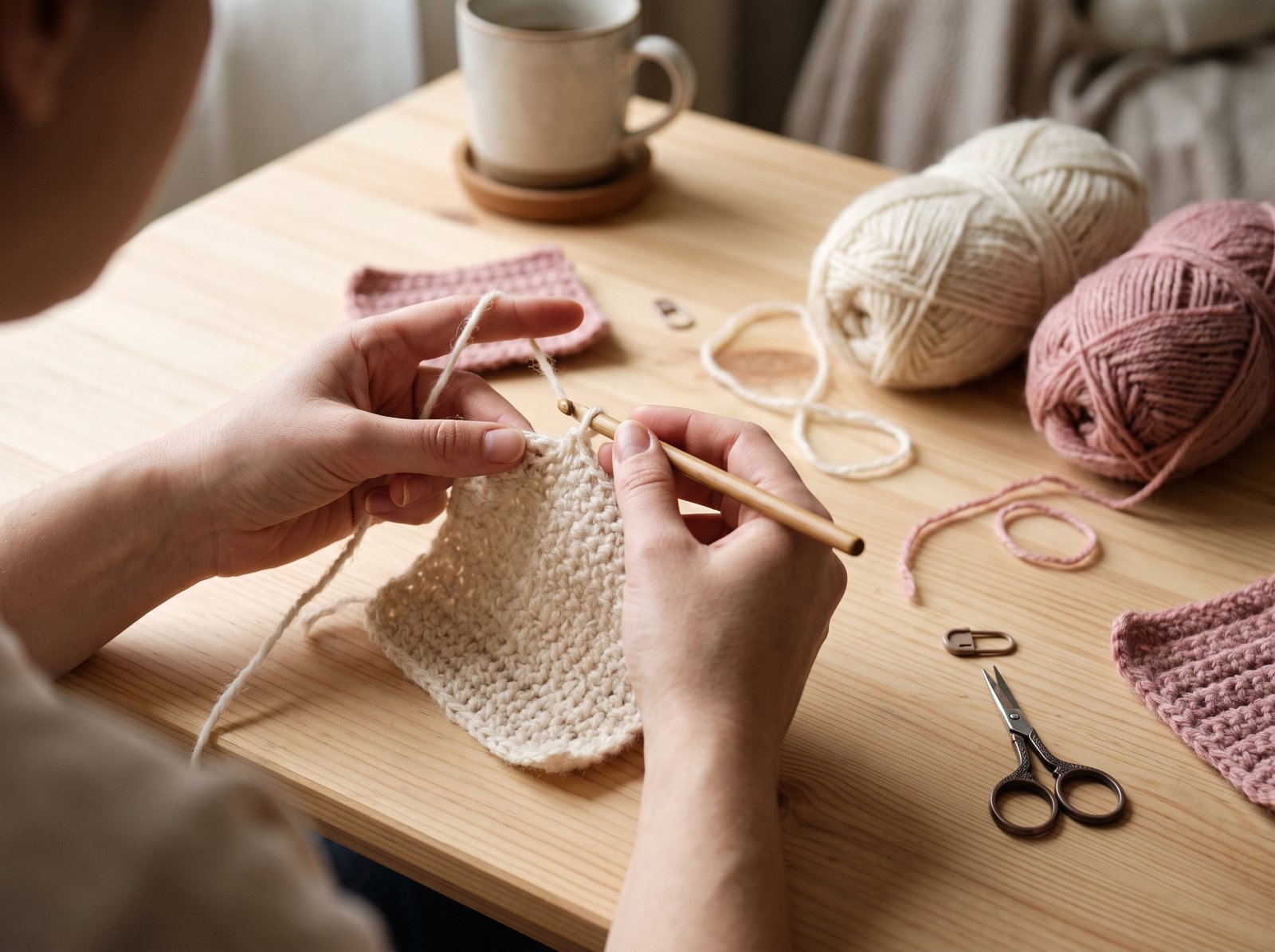 how to crochet for beginners step by step with yarn and crochet hook